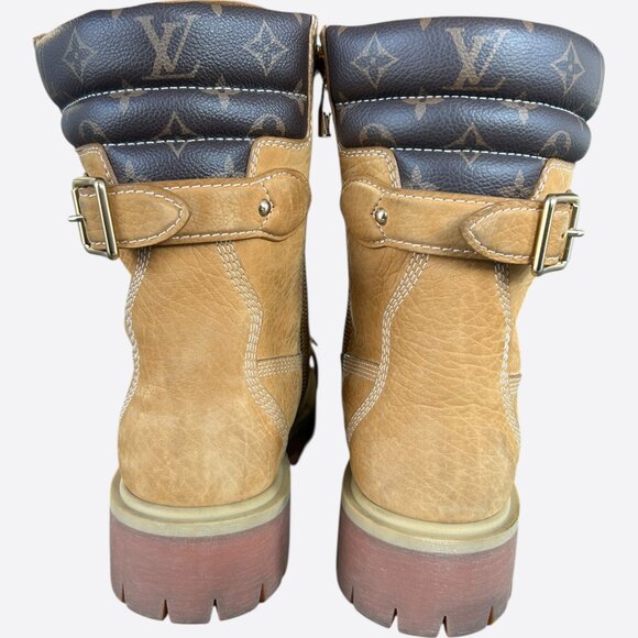 Louis Vuitton Timberland Wheat & Brown Monogram Ranger Boots main image 7